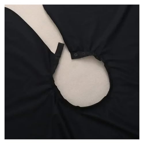 Capa profesional impermeable para peluquería negra miniatura 4