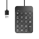 Outil de productivité amélioré : ce clavier numérique USB est idéal pour toute personne ayant besoin d'une entrée numérique rapide, particulièrement utile dans les tâches de comptabilité et de saisie de données.