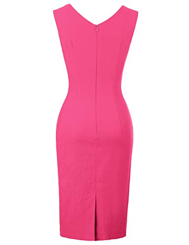 Belle Poque Vintage rockabillyjurk, jaren '50-stijl, knielange potloodjurk, bodyconjurk, etui-jurk, BP302 - Image 3