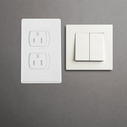 Protectores de enchufes para bebés de cierre automático y ABS blanco 5