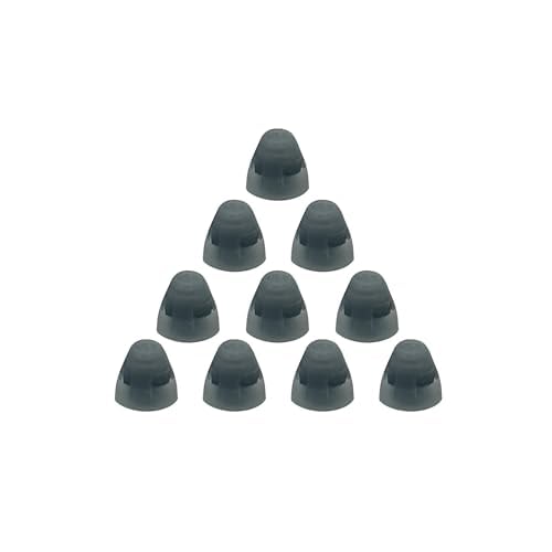 Hearing Aid Domes - Pack of 10 Open Domes for RIC Instruments - Compatible with Vivia, GN Resound Hearing Aid (Small)
