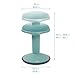 ECR4Kids Sitwell Wobble Stool with Cushion, Adjustable Height, Active Seating, Seafoam