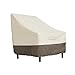 Produktbild PHI VILLA Patio Lounge Chair/Club Chair Abdeckung, strapazierfähig, wasserdicht, für den Außenbereich, Beige, Größe L, (91 x 100 x 80 cm)
