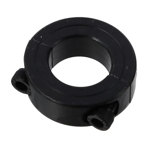 Collier de serrage double trou en acier noir pour bloquer un arbre mécanique de 35 mm
