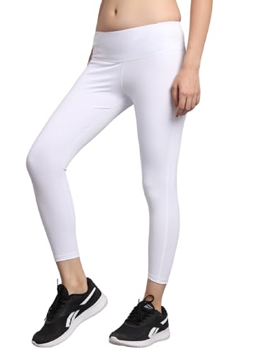 Image of TRUEREVO Sports Leggings for Women-Stretch Dryfit High Waist 7 /8th Gymwear Pants with Back Zipper Pocket-Quick Dry Activewear-Training Tights- for Yoga, Sports, Gym, Workout and Running