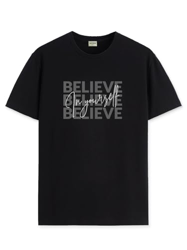 Image of ADRO Tshirt for Men | Printed T Shirt for Men | 100% Cotton Regular Fit T-Shirt |Printed T Shirt