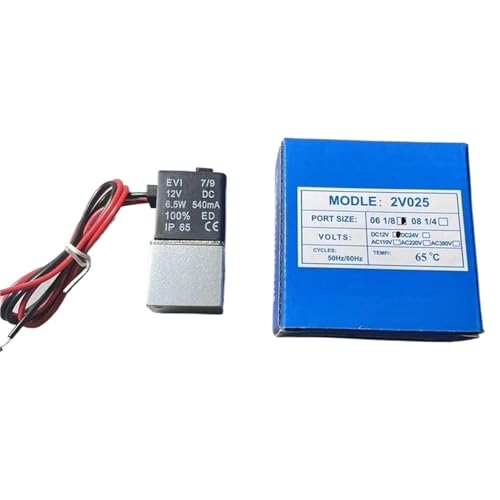 Válvula solenoide normalmente abierta 24V para solucionar cortes de flujo de aire y agua 6