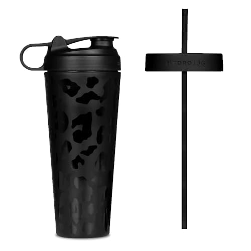 HydroJug Stainless Steel Shaker Cup 24oz - Perfect For Protein Shakes, Pre-Workout Drinks, Iced Coffee - Easy Blending, Vacuum Insulated, Cup Holder Compatible, BPA Free - Keeps Temp For Hours