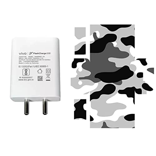 Image of AtOdds - Compatible for Vivo Flash Charger (44W) - Charger /Adapter Skin Wrap (ArmyCamo)