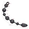 Silikon Analkugeln Vibrator mit 10 Vibrationsmodi und 3 Motoren 6 Kugeln Anal Kette Analvibrator G-Punkt Prostata Stimulator Analplugs Anal Beads Vibratoren für Männer Frauen Paare Anus Buttplug (S) #1
