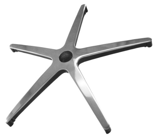 Image of 24" Replacement Office Task Chair or Stool Base - Polished Aluminum - S4154