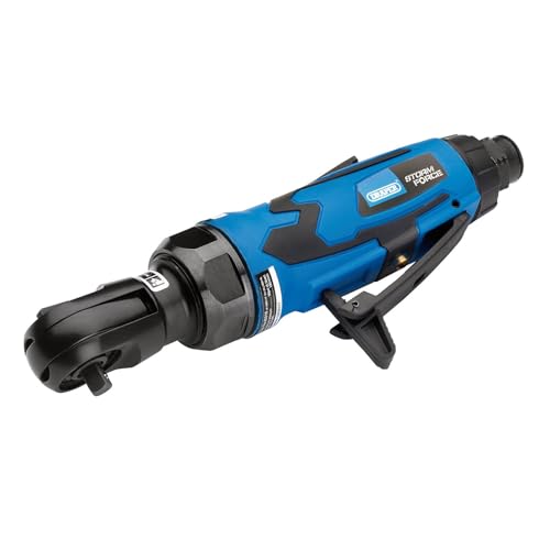 Draper Storm Force 65018 Cliquet pneumatique Stubby (entraînement carré 6,35 mm), bleu
