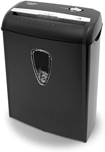 Aurora 8-Sheet Crosscut Paper and Credit Card Shredder, Security P-4