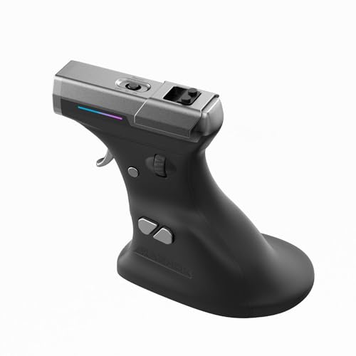 RAGNOK ErgoStrike7: Next-Gen FPS Gaming Mouse with Recoil (Black) - FPS Gun Grip Mouse, Ergonomic Vertical Design, Wireless/Wired USB for PC Gamers