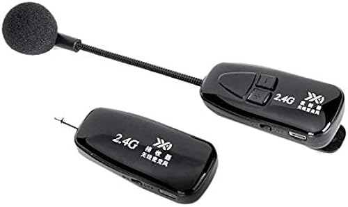 Globalflashdeal 2 4G Krawatten Klammer Mikrofon Lavalier Revers
Mikrofon Handy Drahtloses Mikrofon Erhu Pickup Mikrofon : Mikrofone