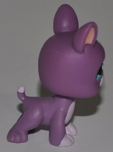 Boston Terrier #2229 (Purple) - Littlest Pet Shop (Retired) Collector Toy - LPS Collectible Replacement Figure - Loose (OOP Out of Package & Print) image 4