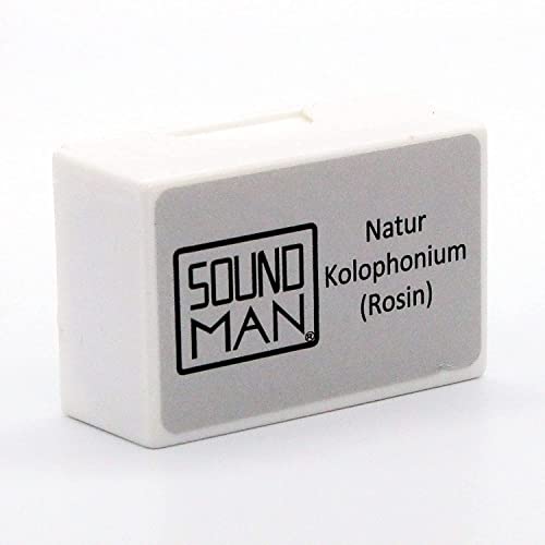 Kolophonium für Cello - Helles Rosin, staubarm - ideal für Violoncello - Rechteckiger Barren - auch für Violine, Viola und Kontrabass geeignet