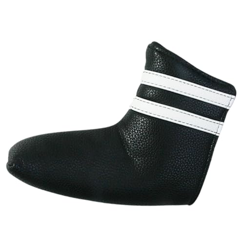 Wenoup ゴルフパターカバー PUレザー 防水仕様 ソフト裏地 パター保護 耐久性 クラブアクセサリー 収納簡単 ゴルフ愛好家に適用, L Shape