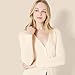 Amazon Essentials Women's Lightweight V-Neck Cardigan Sweater (Available in Plus Size), Pale Peach, XX-Large