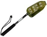 Magic Baits Futterschaufel Wide mit Griff Futterkelle Bait Spoon with Slots and Handle Futterschaufel für Boilies Pellets Partikel
