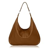 Aucuu Bolsos Hobo, Bolso Shopper Mujer, Bolso Bandolera Mujer de Cuero, PU Grande para Diario Trabajo Compras Shopper (Marrón)
