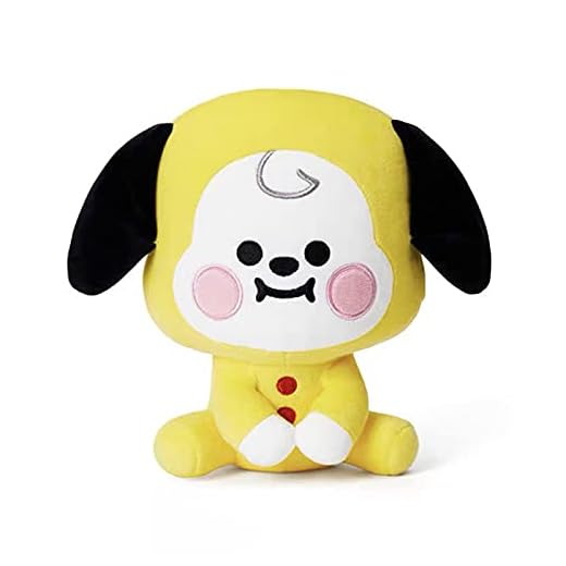 Lerion Cartoon Plush Pillow Doll for Kids, Cute Baby Series Character Stuffed Animal (Chimmy, 4.5 inch)