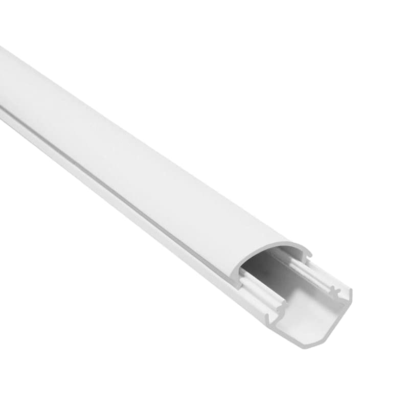 2PZ Canalina angolare 23x23 mm 2 metri per cavo elettrico bianco passacavi ad angolo coprifili a parete con copertura verniciabile
