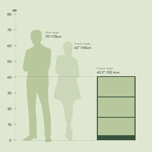 Furinno JAYA Book Shelf, 3-Tier Bookshelf, Bookcase with Adjustable Shelves