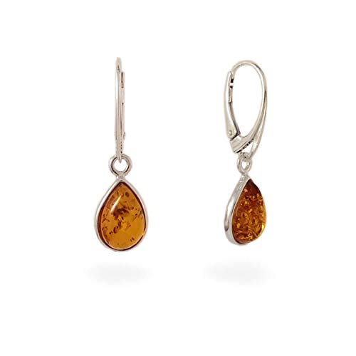 Amber dangle earring, Amber drop earrings, Silver amber earrings, Amber earrings,Amber Jewellery,Gift Jewelry,Bernstein,Amber silver jewelry, orange