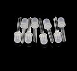 20 Pcs PL9823 F5 5mm RGB LED Round P9823 Chipset Inside Full Color LED