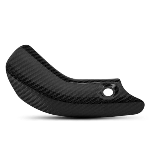Cache échappement ADV750 protection anti-brûlure en carbone central