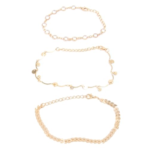Tobilleras de cadena para pie con dijes de conchas pack de 6 unidades 2