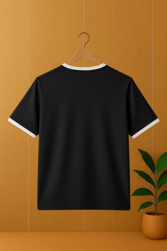 Image of YAZOLE Men's Round Neck Solid T Shirt | Regular Fit Lycra Blend Half Sleeve Tee | Casual Gym Running Walking Sports Office Travel | Stretch Fabric | Comfortable for Everyday use | (S to XXL)