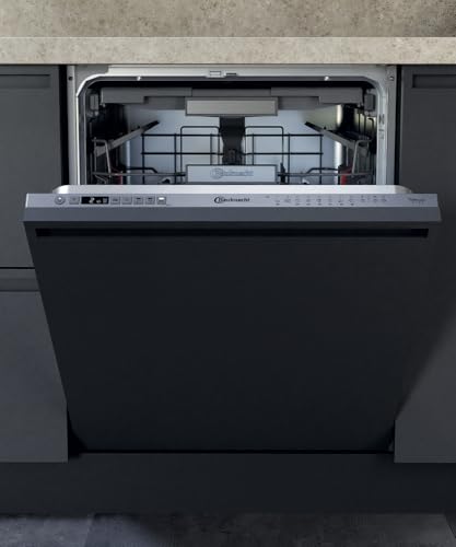Bauknecht BCIO 3T341 PLET Vollintegrierbarer Geschirrspüler 60 cm /Edelstahl/14 Maßgedecke/10 Standardprogramme und 1 Sensorprogramm/PowerClean/ActiveDry/Besteckschublade/Vollwasserschutz