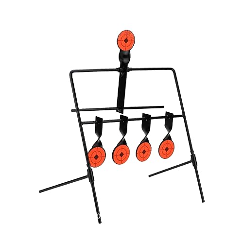 Parliky Metal Shooting Targets Set Self Resetting Archery Target for Indoor Practice