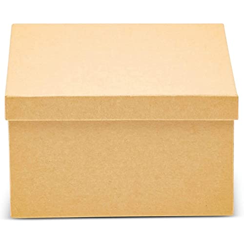 Bright Creations 6-Pack Decorative Nested Boxes With Lids, Assorted Sizes, Square Nesting Gift Box, Large To Small, Thick Paper Board, Stackable Gift Boxes For Presents, Wedding, Birthday, Diy #TOP4