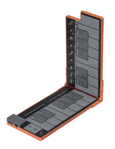 Korg nanoKEY Fold - Foldable 25 Key MIDI Keyboard Controller with USB-C and TRS-MIDI - Lava Orange, 14.7 cm x 1.7 cm x 7.3 cm - Image 3