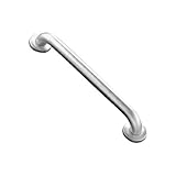 Taymor 12 inch Heavy Duty Stainless Steel Grab Bar, 1-1/2 inch Diameter Concealed Flange, Smooth...