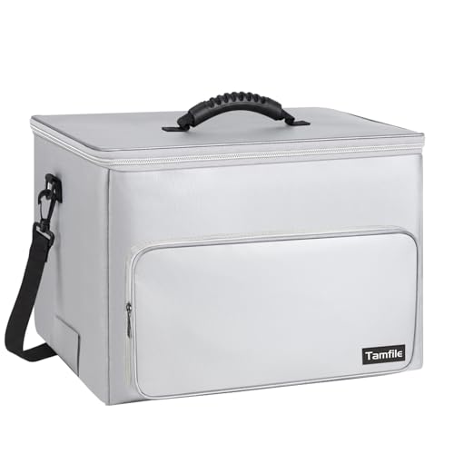 Tamfile Fireproof Lipo Battery Bag with 4200&deg;F Heat Insulated, Large Silver