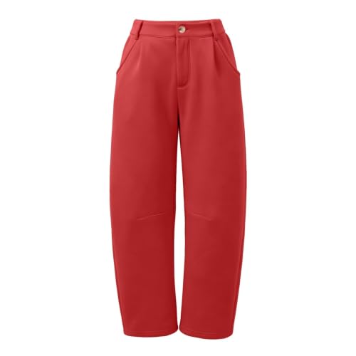 Elneeya Womens Barrel Sweatpants Baggy Elastic Waist Lounge Office Pants - image 6