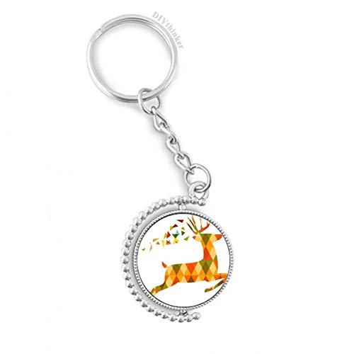 Llavero de reno navideño ideal para decorar las llaves del coche