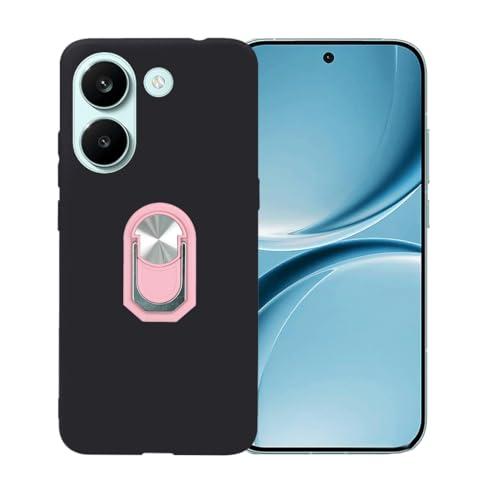 CongJiaLingXi�P�[�X�K�p ��Poco X8 Pro (6.59") �����O�T�|�[�g�A�_�炩���V���R�[���V�F���̏_��ȃo���p�[�h�Ռ�TPU�ی�J�o�[�������,�s���N