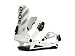 Ride C-8 Mens Snowboard Bindings, L, White