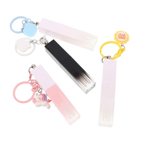 Anneome 4 Piezas Tubos de Brillo Labial Recargables con Diseño...