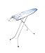 Brabantia Size B Ironing Board (49x15 in) 7 Height Options, Adjustable Steam Iron Rest Holder (Ice Water) Non-Slip Feet, Anti-Collapse Child Locks