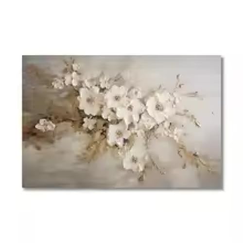 Peinture florale art fantaisie salon pour créer une atmosphère cocooning et zen