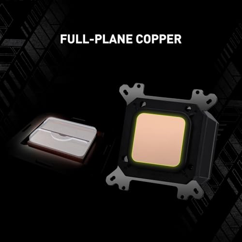 MSI MAG CORELIQUID A15 240 - AIO ARGB CPU Liquid Cooler - 240mm Radiator - LGA 1851 Ready - Dual 120mm ARGB PWM Fans, Black 3