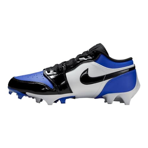 Jordan 1 Low TD Men's Football Cleat (FJ6245-401, Game Royal/White/Black) Size 13