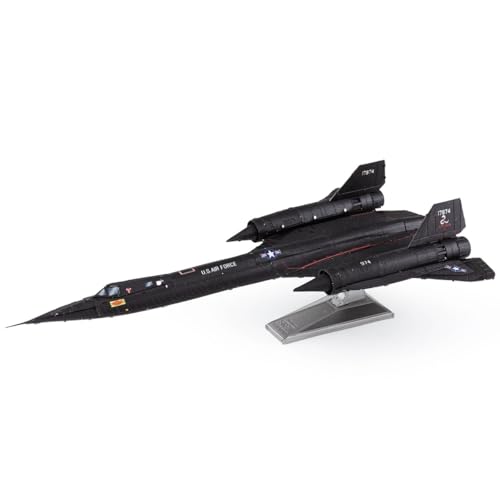 Metal Earth SR-71 Blackbird Color 3D Metal Model Kit Fascinations - Image 2