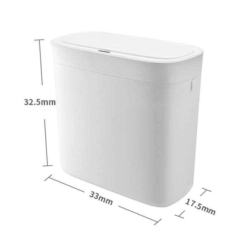 PP Material Automatic Packaging Garbage Bin Intelligent Sensing Household Bathroom Trash Cans